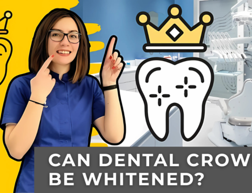 Can dental crowns be whitened?