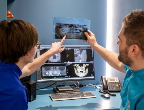 What is the purpose of a dental panoramic X-ray?